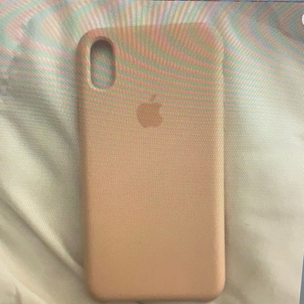 Apple Beige Silicone iPhone Case